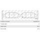 Колодки тормозные NISSAN X-Trail,Qashqai,Murano INFINITI FX35,45 задние (4шт.), PN2466, NIBK, арт. PN2466