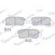 Колодки тормозные NISSAN X-Trail,Qashqai INFINITI FX35,45 задние (4шт.) MANDO, арт. MBF015002